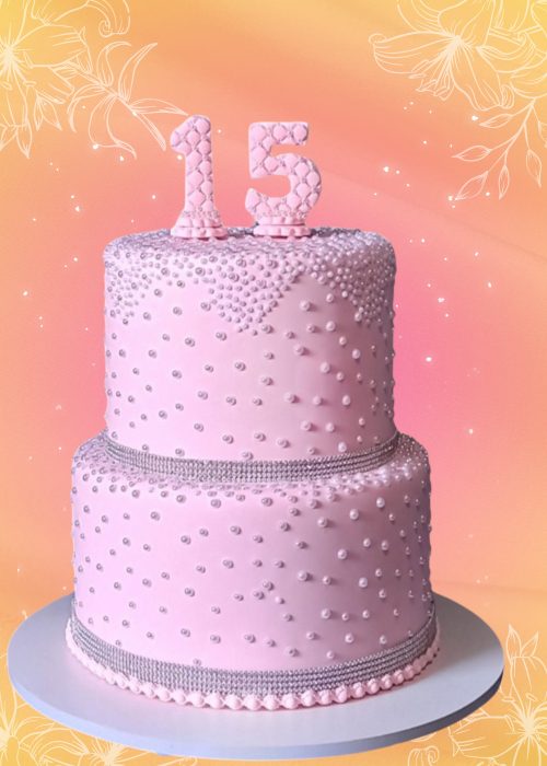 Bolo fake 15 Ano